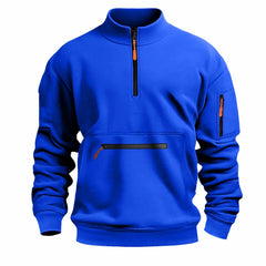 Unisex Half-Zip Stand Collar Fleece | Essential Autumn/Winter Daily Pullover