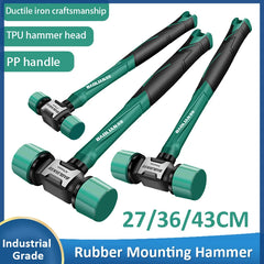 Multifunction Double Headed Rubber Installation Hammer by Snagg A Hammer