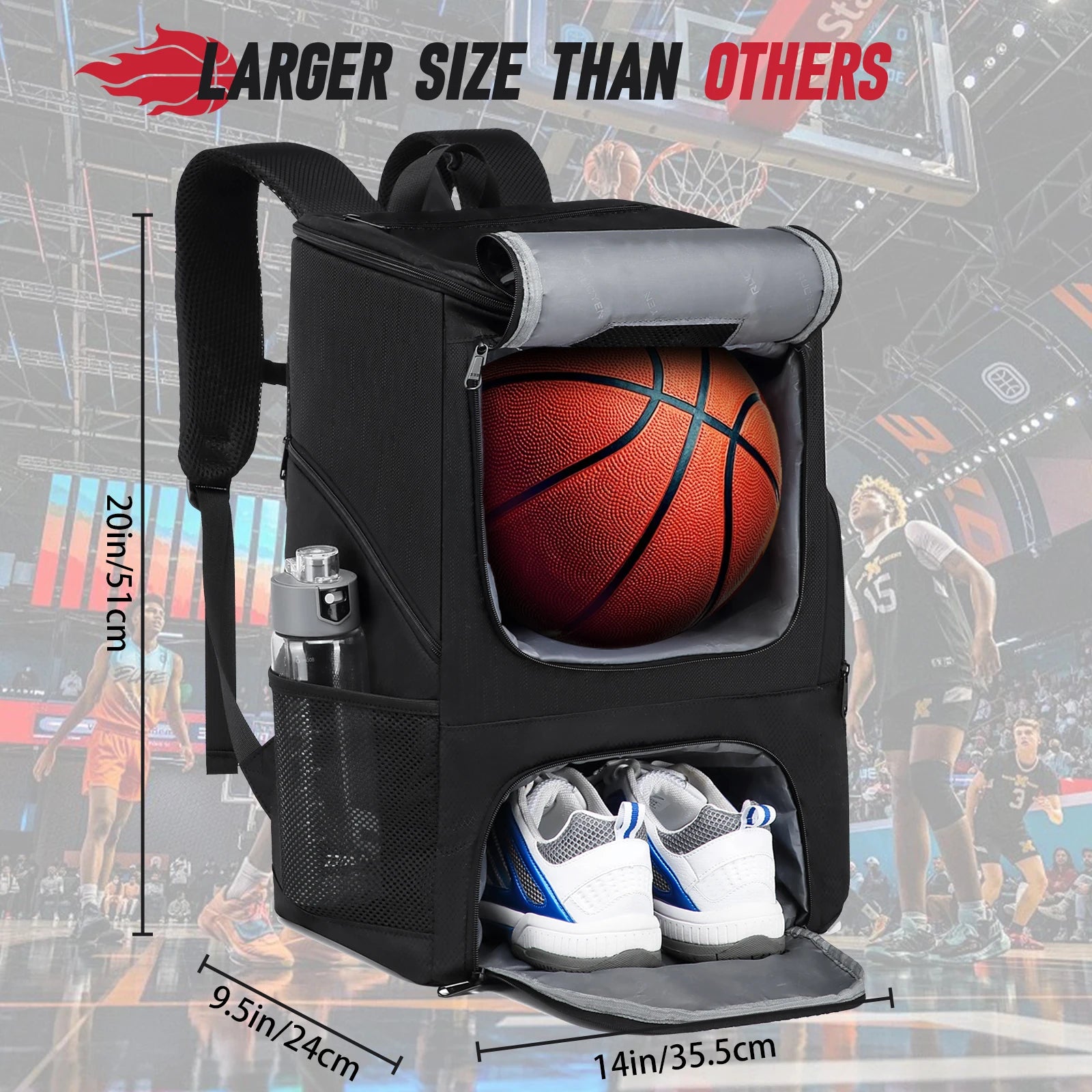 Football & Basketball Sports Backpack