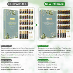 28 Bottle Master Aromatherapy Suite – 100% Pure Botanical Library with Targeted Synergy Blends