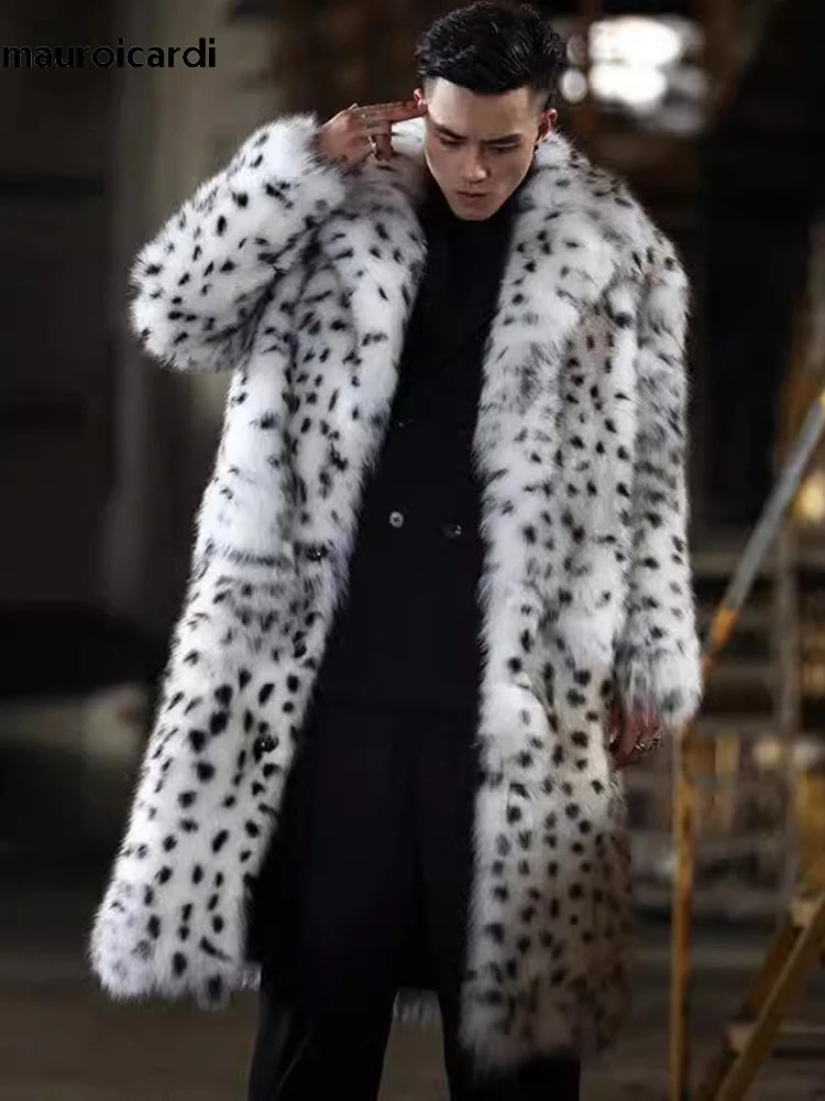 Winter Chic Long Faux Fur Coat by Snagg A Coat