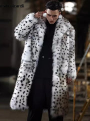 Winter Chic Long Faux Fur Coat by Snagg A Coat