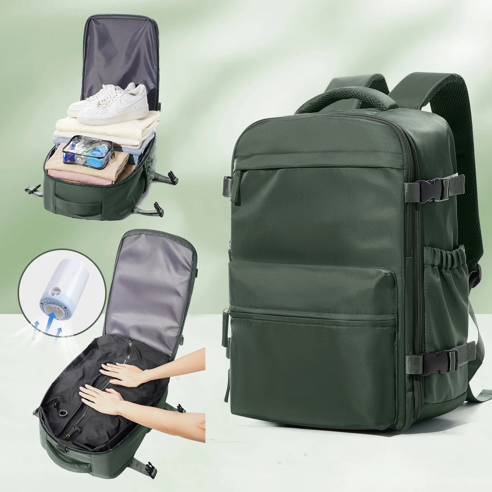 Vacuum Backpack Travel Bag by Snagg A Backpack