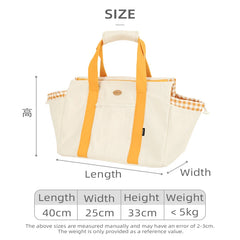 Portable Dog & Cat Carrier, Breathable Travel Tote with Foldable Nest by Snagg A Pet Handbag