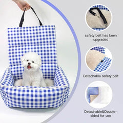 Detachable Dog Car Seat & Foldable Travel Bed - SnaggIt