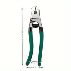 8” Wire Cutter with Bent Rubber Grip
