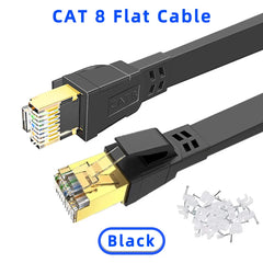Cat8 Ethernet Cable – Shielded High-Speed 40Gbps 2000MHz by Snagg A Network Cable