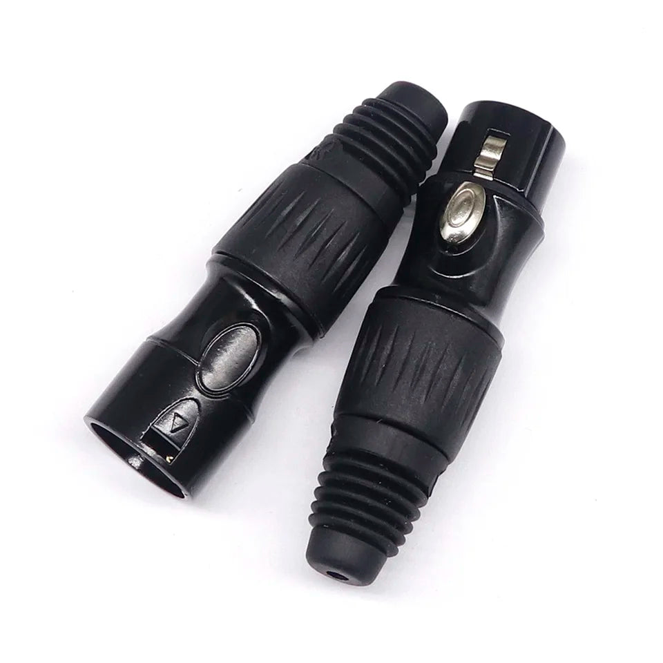 20 Pack XLR 3 Pin Microphone Connectors by Snagg A Cable Plug
