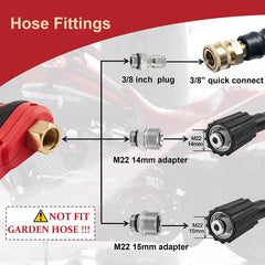 4000 PSI Spray Gun with Nozzles & Foam Lance Kit by Snagg A Foam Cannon