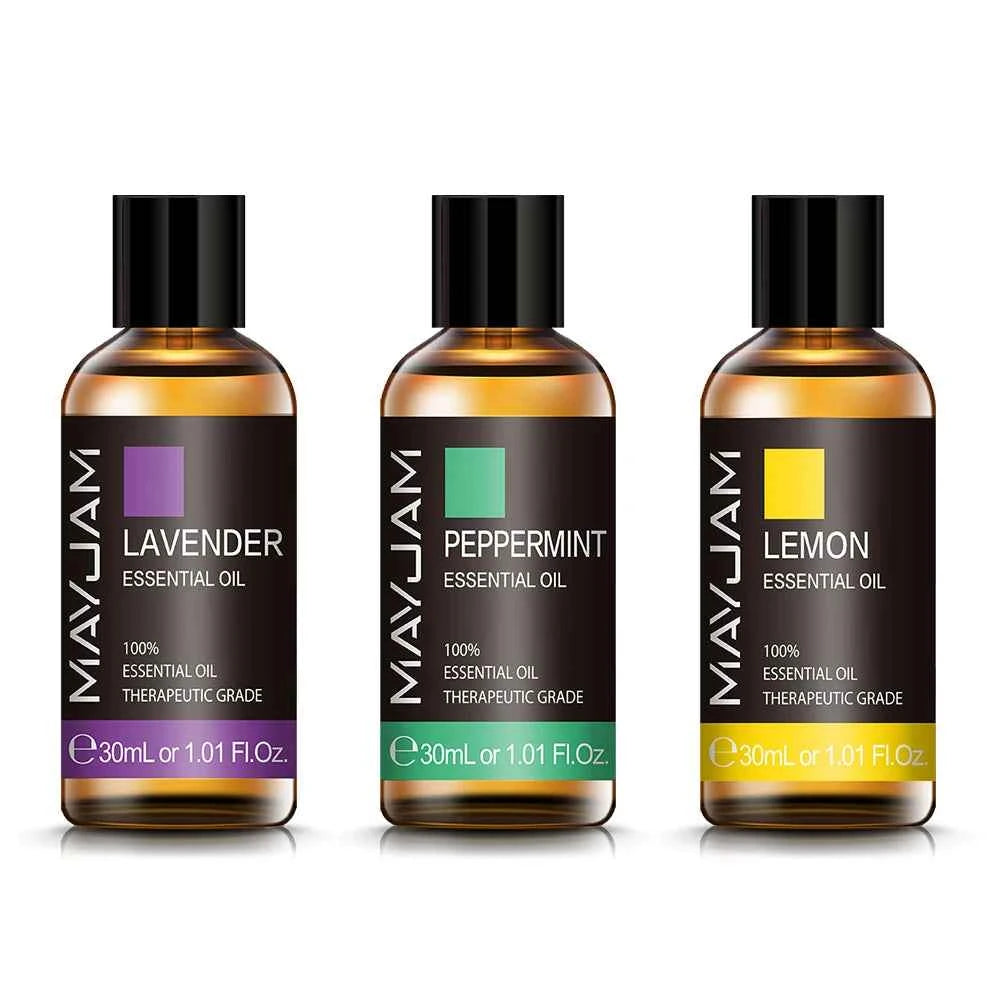 Professional Botanical 3 Piece Essential Oil Collections – 100% Pure Plant Extracts in 10ml & 30ml Configurations