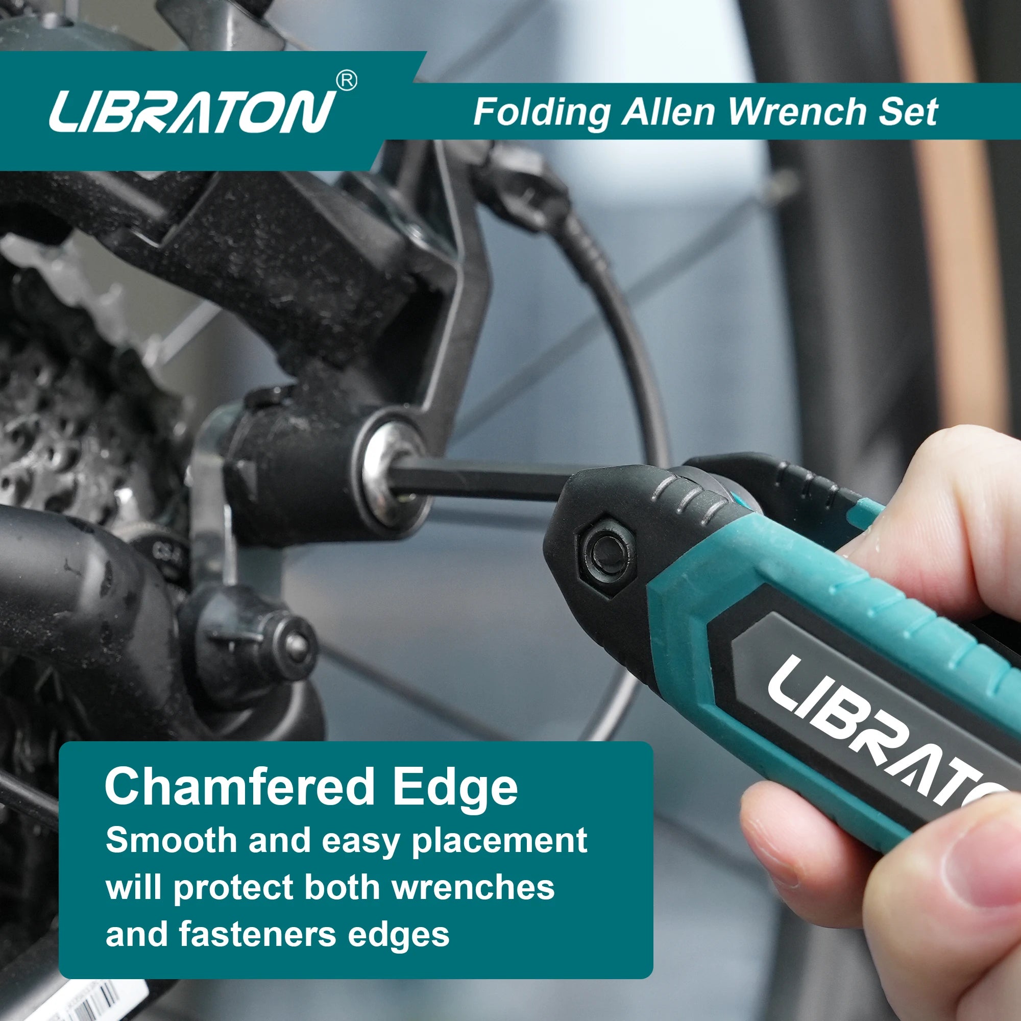 LIBRATON Folding Allen Wrench Set