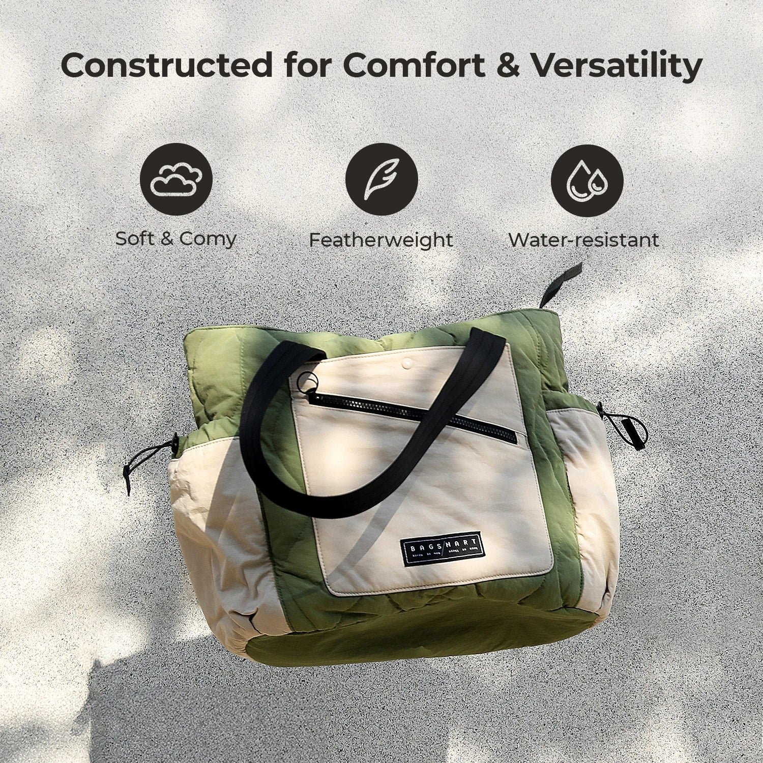 Women's Waterproof Tote Bag – Lightweight Large Shoulder & Crossbody Handbag for Gym, Work & Travel