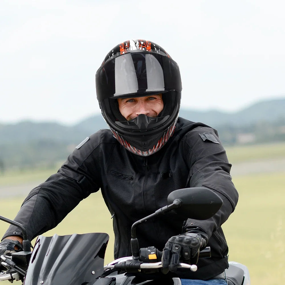 Full Face Motorcycle Helmet by Snagg A Motorcycle Helmet