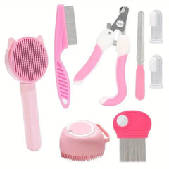 8Pcs Pet Grooming Kit - SnaggIt