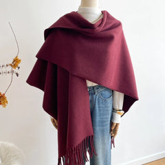 High End Solid Colour Winter Scarf for Women