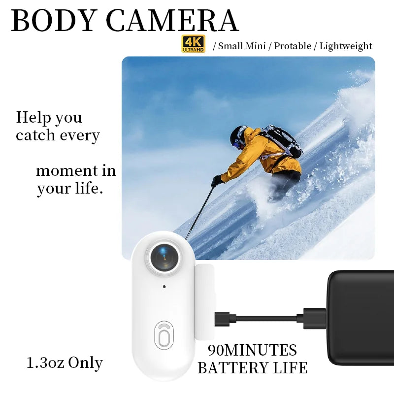 4K UHD Mini Action Camera by Snagg A Portable Camera