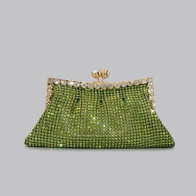 Rhinestone Diamond Evening Clutch by Snagg It Purses