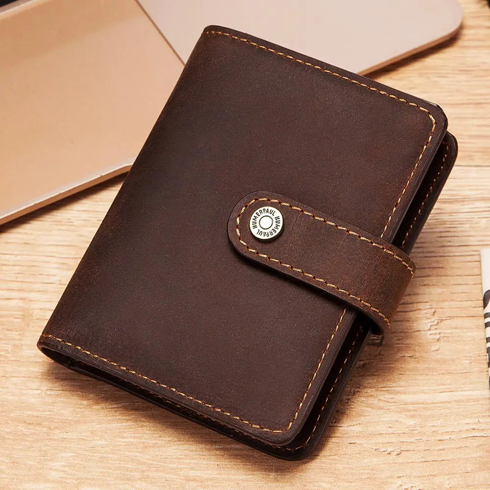 Leather RFID Pop-Up Wallet