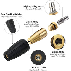 4000 PSI Spray Gun with Nozzles & Foam Lance Kit by Snagg A Foam Cannon