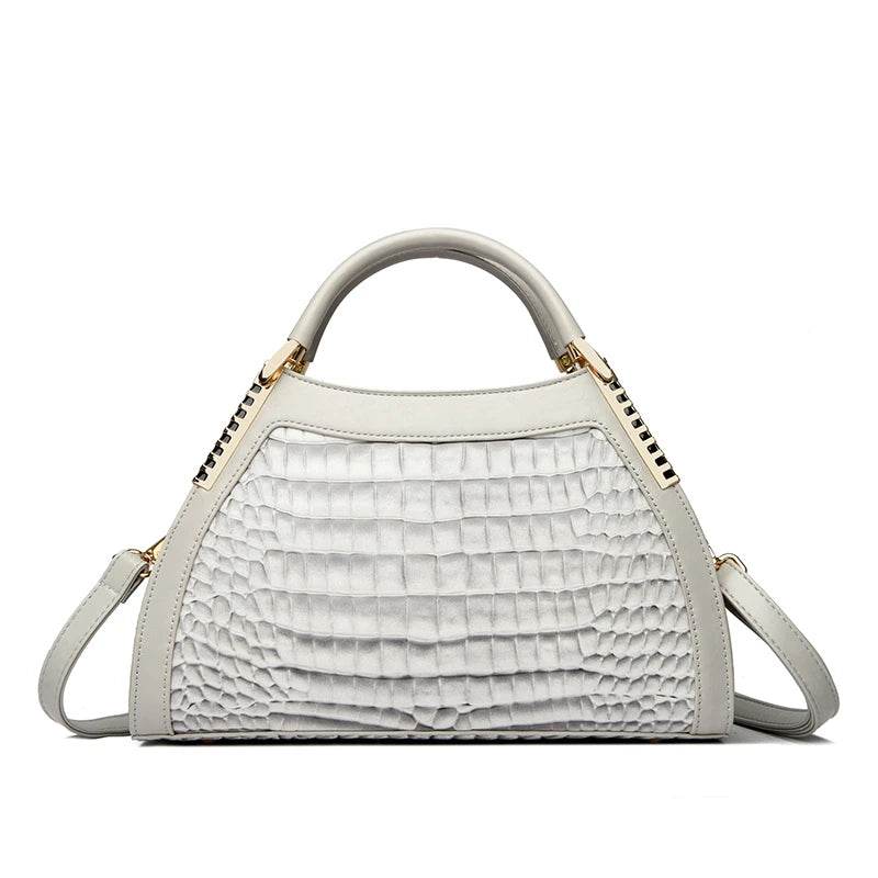 Alligator Patent Leather Crossbody Shoulder Bag - SnaggIt