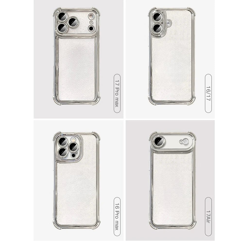 Transparent Airbag Magsafe Shockproof Case for iPhone 17 Series - Phone Cases & Covers