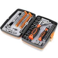 68-in-1 Magnetic Ratchet Screwdriver Set