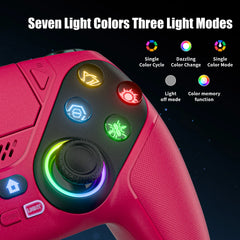 G5 RGB Wireless Controller | Dual Vibration & Macro/Turbo for PS5 & PC