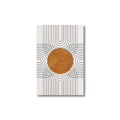 Geometric Sun & Desert Plants Wall Art – Set of 3 by SnaggIt