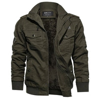 Men’s Tactical Jacket – Fleece-Lined, Windproof & Multi-Pocket Design by Snagg A Jacket
