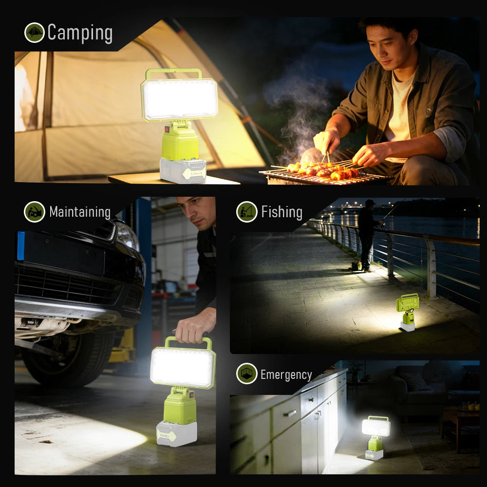 40W LED work light for Ryobi 18V batteries – image 6