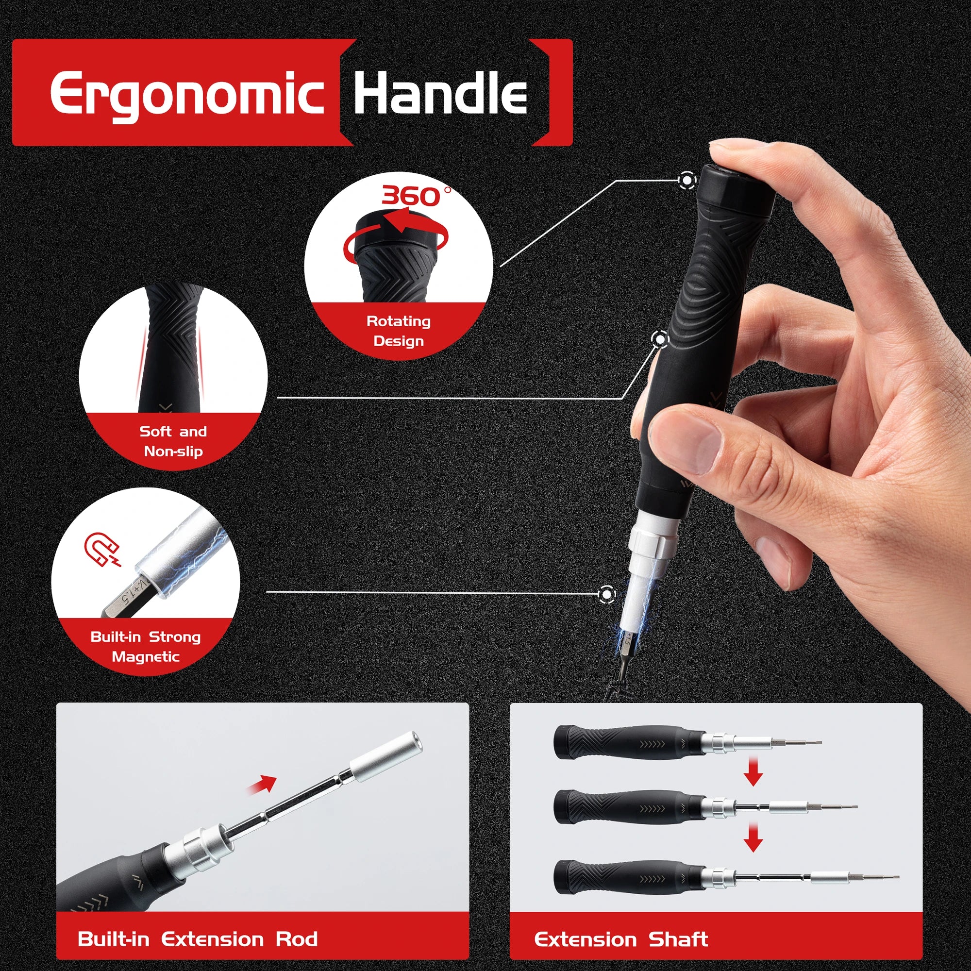 145-in-1 Magnetic Precision Screwdriver Set