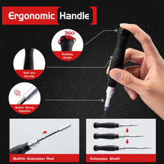 145-in-1 Magnetic Precision Screwdriver Set