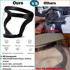 Super Protective Anti fog Full Face Shield by Snagg A Face Shield