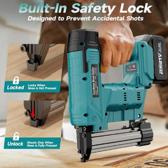 Cordless 2-in-1 Brad Nailer & Stapler