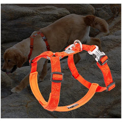 Orange No Pull Dog Harness by Snagg A Harness