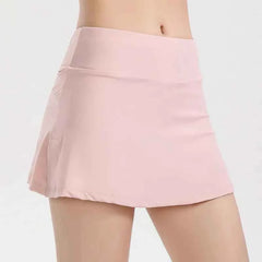 Women's Anti-Light Sports Mini Skirt | Slim Yoga Shorts Gym Exercise Running Tennis Fitness Skirt