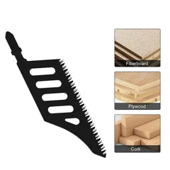 T142HB Flush-Cut Curve Jigsaw Blade | Professional T-Shank Scroll Saw Blade for Hardwood & MDF