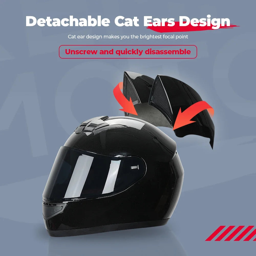 Cat Ear Motorcycle Helmet by Snagg A Motorcycle Helmet