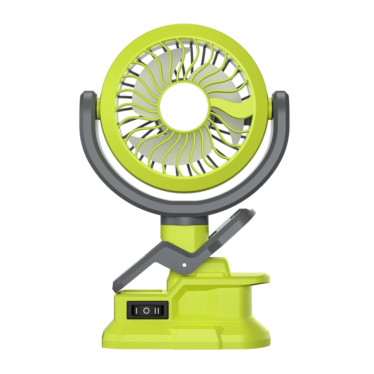 2 in 1 Cordless Jobsite Fan & LED Light | High Intensity Portable Ventilation Compatible With Ryobi 18V Batteries