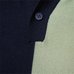 Men's Striped Mesh Polo | High-Performance Breathable Summer Essential