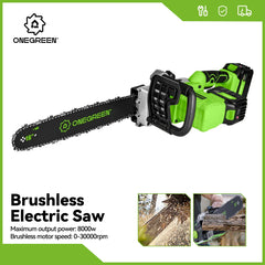 16" Brushless Chainsaw – 8000W