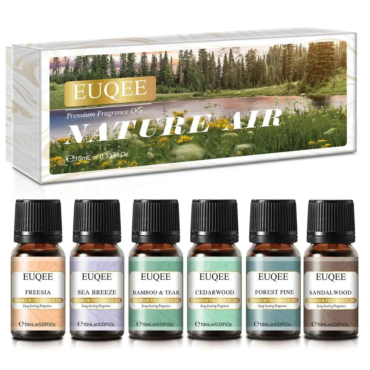 6 Piece Fragrance Oil Collection – Premium 10ml Aroma Diffusion Set for Home & Crafting