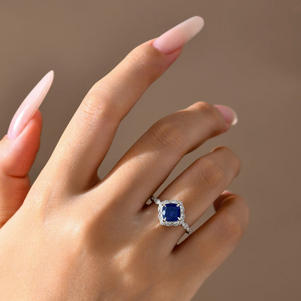 Classical Blue Sapphire Ring