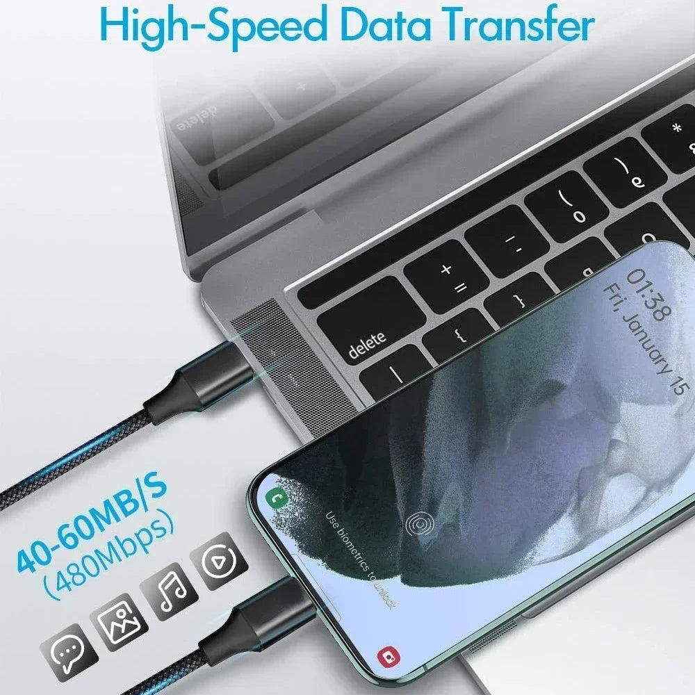 Super Long USB-C to USB-C Fast Charging Cable – 3m / 8m by Snagg A Charging Cable