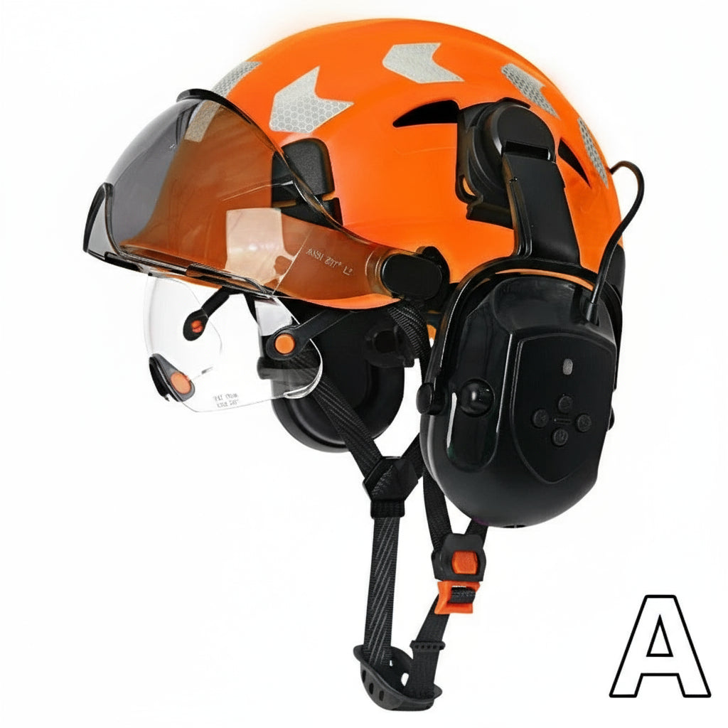 Construction Safety Helmet With Bluetooth 5.0 by Snagg A Safety Helmet