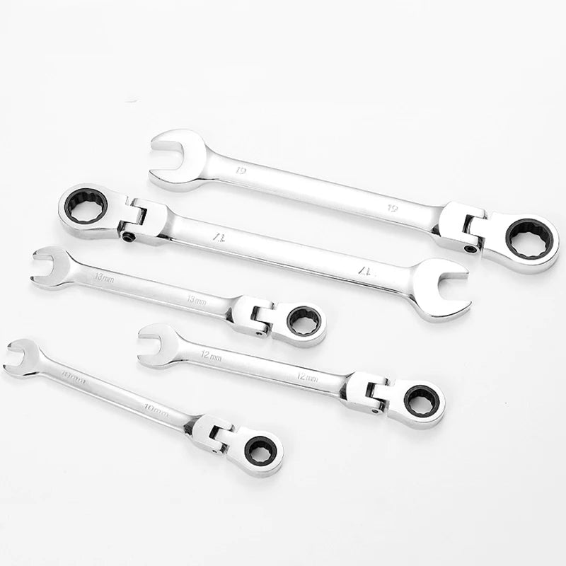 Ratcheting Spanner Wrench Set – 7 or 12 - Piece by Snagg A Wrench Set