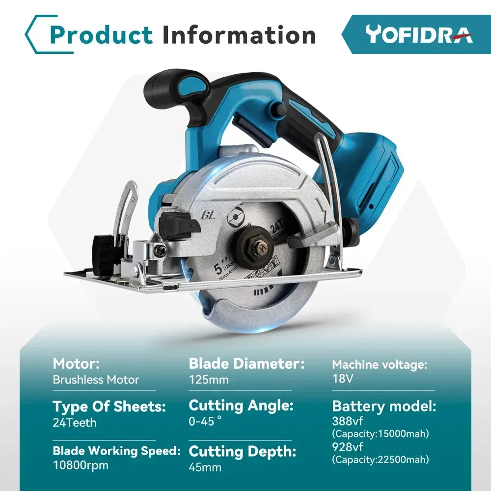 125mm (5") Brushless Circular Saw