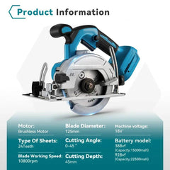 125mm (5") Brushless Circular Saw by Snagg A Circular Saw