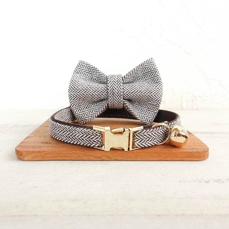 Cat Collar with Bell & Bow - SnaggIt