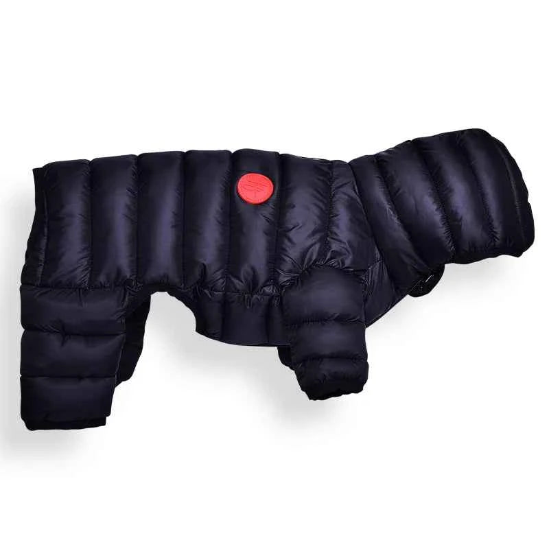 Padded Dog Winter Overalls – Lightweight Down-Feel Jumpsuit for Small & Medium Dogs